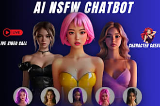 develop ai custom webapp, ai nsfw chatbot, chatbot development, ai saas website
