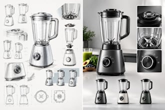 design custom kitchen utensils and product concepts