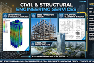 be your civil and structural engineer for structural analysis and design