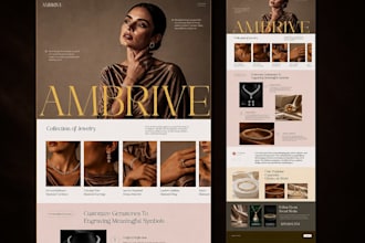 design a luxury wix website for your brand or business