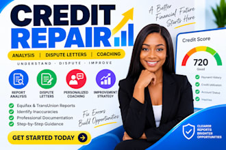 do credit score repair, report analysis, dispute letters, credit report coaching