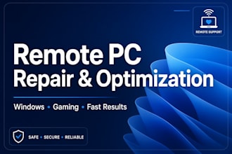 fix, repair and optimize your windows PC or gaming PC