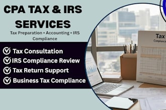 provide CPA tax preparation, US tax filing, and irs compliance services