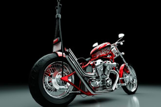 design unique bike branding, electric bike,realistic 3d motorcycle,bike stl,cad
