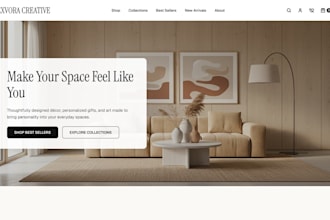 design a premium shopify ecommerce website UI UX in figma