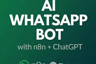 build n8n ai whatsapp chatbot for customer support and lead