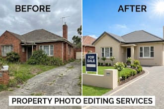 edit real estate photos with hdr, flambient, sky replacement and retouching