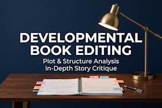 do developmental editing book critique and manuscript structural story edit