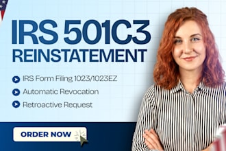 prepare irs 501c3 reinstatement for revoked nonprofit tax exempt status