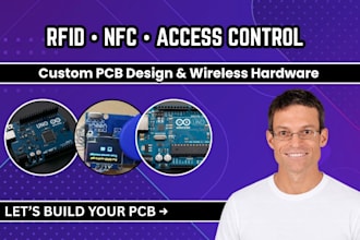 design rfid reader nfc pcb access control hardware and wireless communication