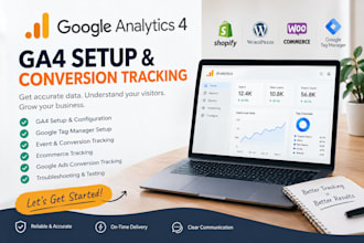 setup google analytics 4 ga4 and conversion tracking