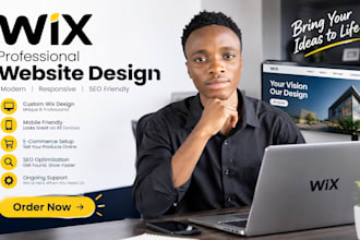design wix or redesign a wix website design or wix online store