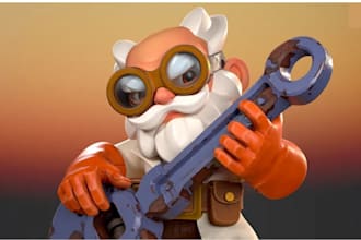 create stylized 3d game characters and animation ready models with rigging