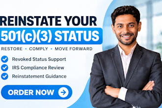 restore your revoke 501c3 nonprofit status and fix irs compliance issues