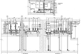 do site plan drainage plan and sewage drawing