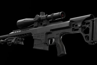 3d weapon models,3d gun models,game assets,pbr textures for unity unreal roblox
