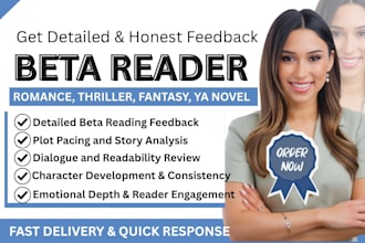 beta reader fantasy beta reader thriller beta reader fiction beta reader