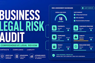 conduct a comprehensive business legal risk review and audit