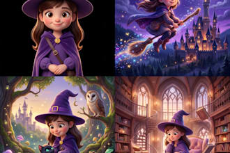 create an ai illustrated childrens book