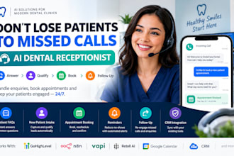 build an ai receptionist that book appointment for your dental clinic
