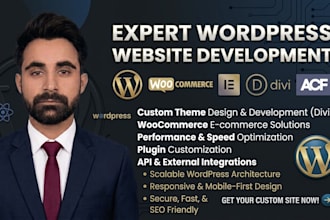 build a wordpress website with elementor