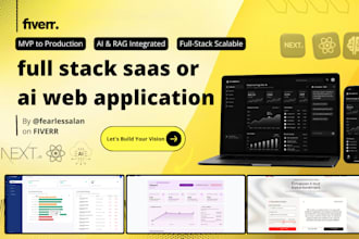 build a custom full stack saas or ai web application