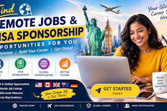 find remote jobs and visa sponsorship opportunities for you
