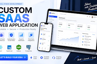 custom saas web application