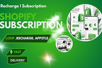 setup shopify subscription store with bold recharge loop subi recurringo appstle