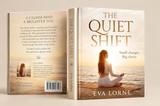 design lifestyle book cover motivational and self help book cover for amazon kdp