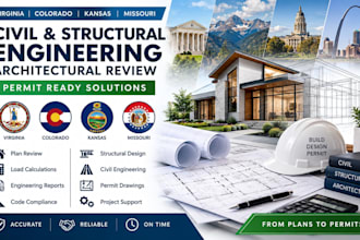 virginia, colorado and kansas mo civil structural engineering architect review