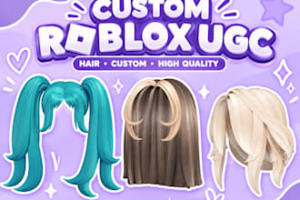 create custom 3d hair for your roblox avatar