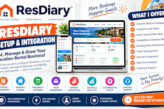 setup resdiary restarant online booking website design table reservation system