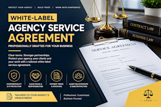 draft a white label service agreement for your agency