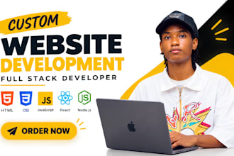 custom website development full stack developer