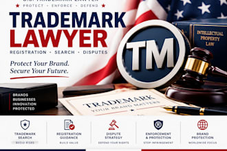 be your trademark lawyer for registration, search and disputes