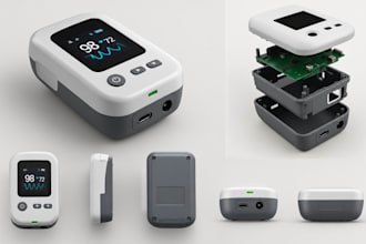 design medical device case enclosure product design and tinkercad cad modeling
