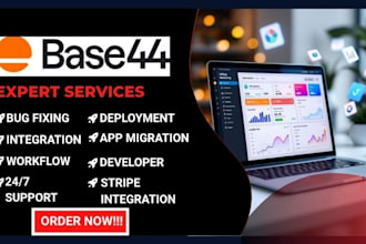 base44 expert base44 bug fixing base44 web app mvp design ai app development