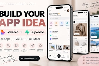 build your lovable mvp or ai app with supabase