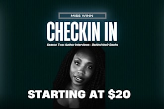 interview you about your book and author mission