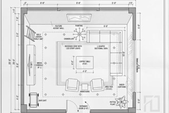draw 2d playroom floor plan, kindergarten room layout, residence lahore, exact