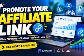 promote your affiliate link, referral link and affiliate marketing offer