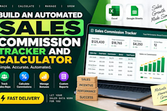 build an automated sales commission tracker and calculator