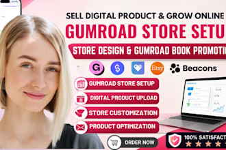 setup gumroad store, gumroad book promotion, gumroad digital product, gumroad