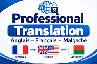 translate english or french to malagasy accurately