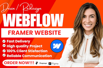 do framer website design, webflow website, figma to webflow, framer developer