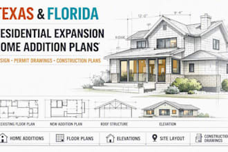 create residential expansion plans texas florida addition design drawings