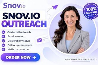 setup snov io cold email outreach email warmup email deliverability