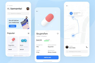 develop a pharmacy and medicine delivery app with prescription upload