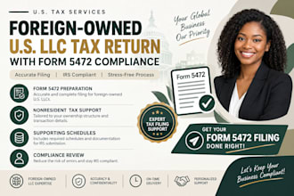 file foreign owned US llc tax return for nonresidents with form 5472 compliance